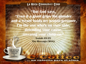 1eCoffee Isaiah 49.25 021214