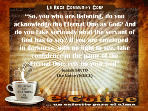 1eCoffee Isaiah 50.10 021314