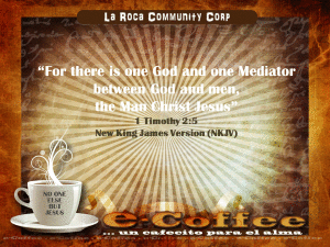 1eCoffee 1Timothy 2.5 030714