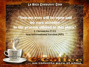 1eCoffee 2 Chronicles 7.15 032814