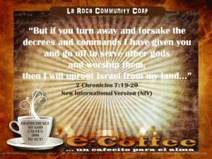 1eCoffee 2 Chronicles 7.19-20 040114