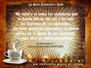 1eCoffee Eclesiastes 4.1 070414