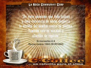 1eCoffee Eclesiastes 4.4 080414