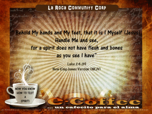 1eCoffee Luke 24.39 050814