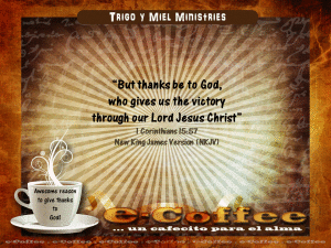 1eCoffee 1 Corinthians 15.57 112014