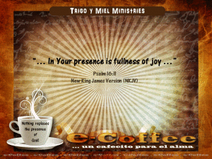 1eCoffee Psalm 16.11 012715