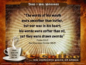 1eCoffee Psalm 55.21 022415