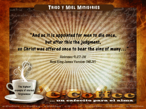 1eCoffee Hebrews 9.27-28 051315